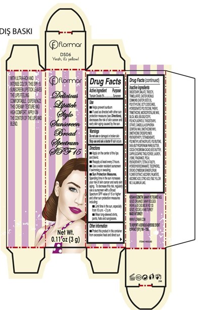 Flormar Delicious Lipstick Sytlo Ds06 (Flormar Delicious Lipstick Sytlo Ds06)